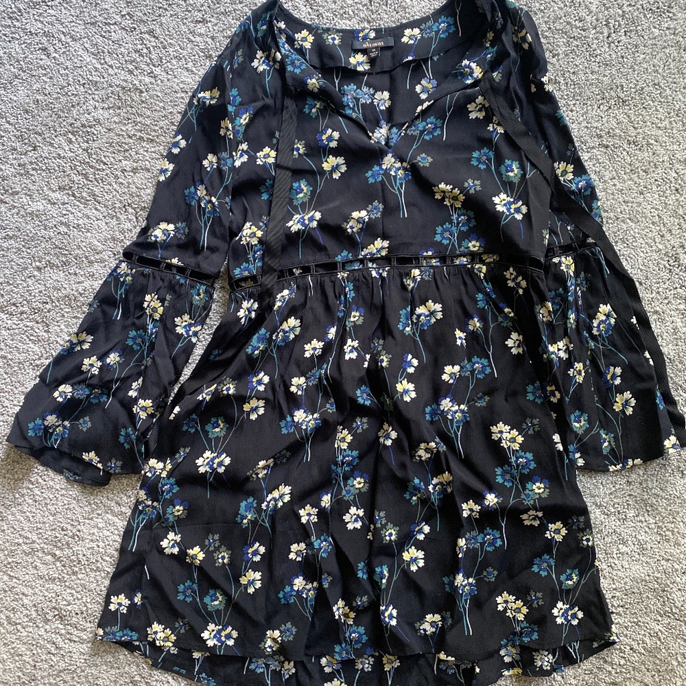 Ella Moss floral long sleeve dress